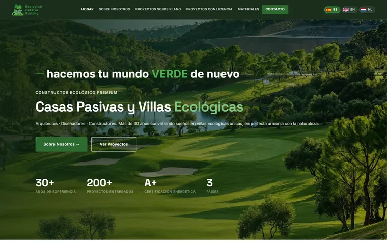 Web de Ecological Passive Building